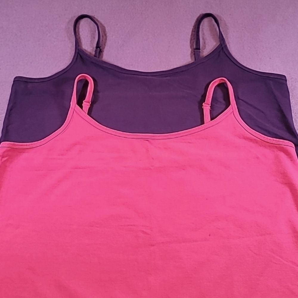 0730. EUC ~ Jessica London ~ Pink & Purple Camisoles ~ 14/16 ~ Change Your Look!